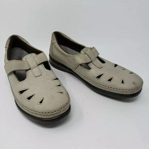 SAS Roamer Greige Leather Fisherman Leather Sandal